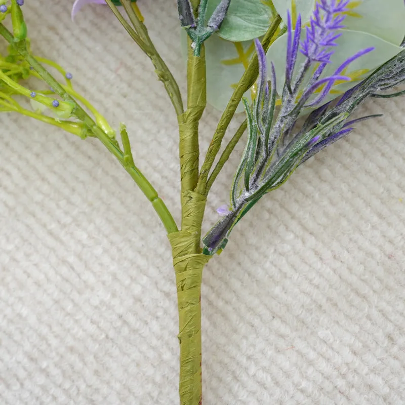 A209505 2.62ft Purple Lavender Greenery Branch Home Decor Table Decoration Props