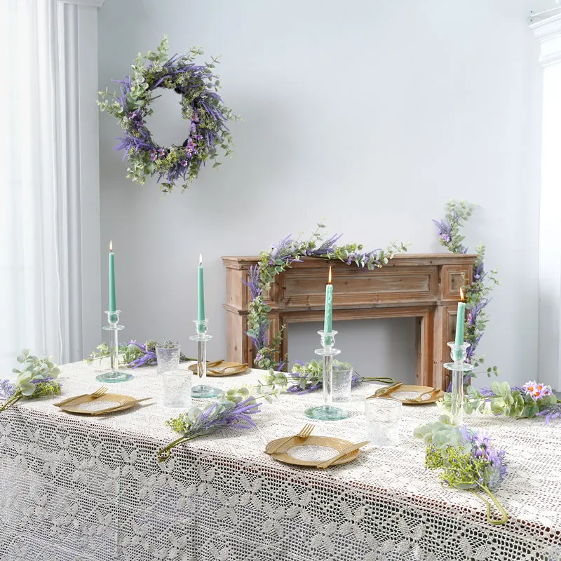 A209505 2.62ft Purple Lavender Greenery Branch Home Decor Table Decoration Props