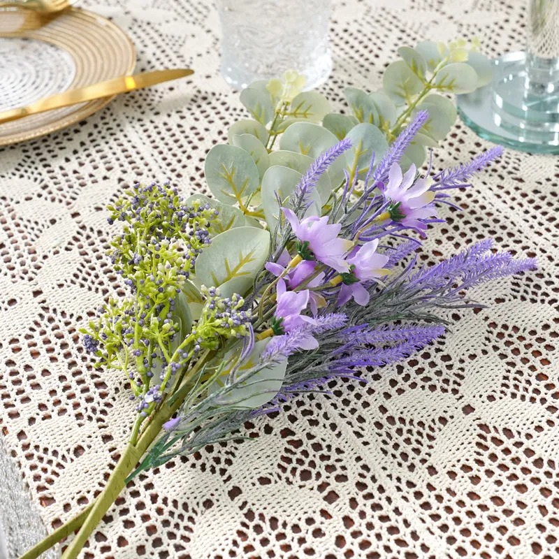 A209505 2.62ft Purple Lavender Greenery Branch Home Decor Table Decoration Props