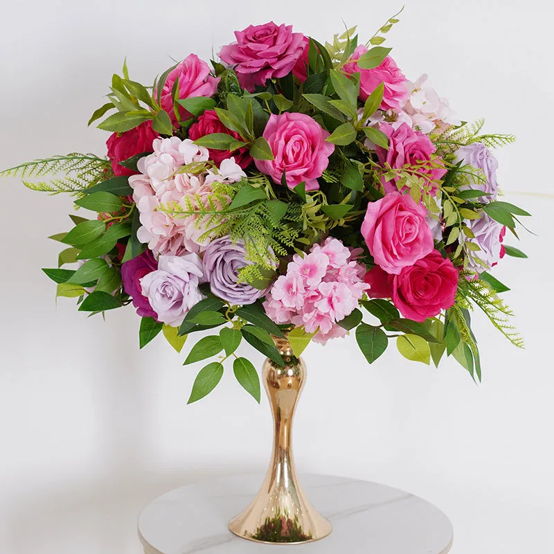 A8193 Luxury Hot Pink  Table Flower Arrangement