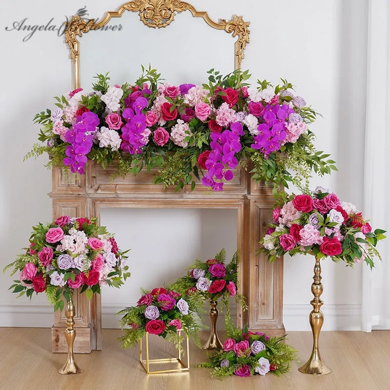 A8193 Luxury Hot Pink  Table Flower Arrangement