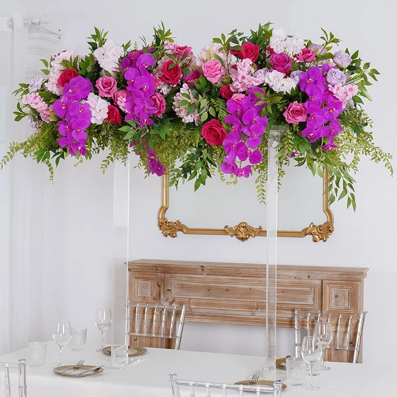 A8193 Luxury Hot Pink  Table Flower Arrangement