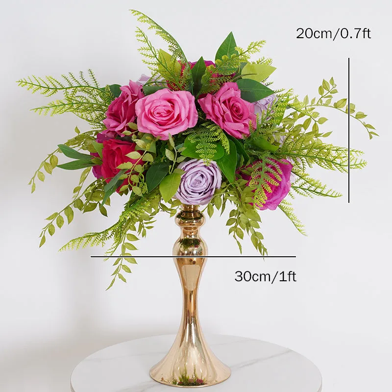 A8193 Luxury Hot Pink  Table Flower Arrangement