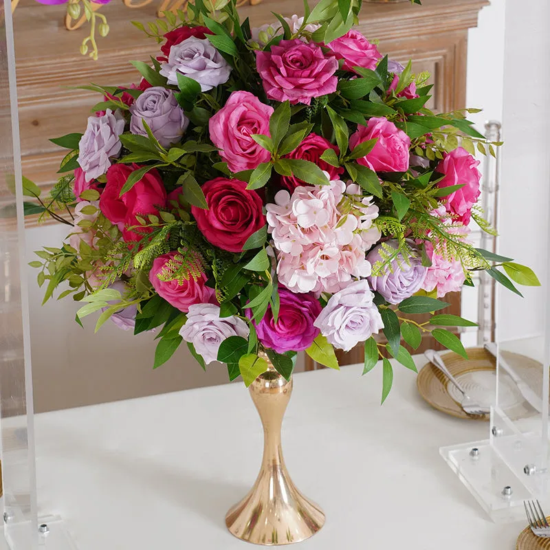 A8193 Luxury Hot Pink  Table Flower Arrangement