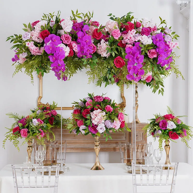 A8193 Luxury Hot Pink  Table Flower Arrangement