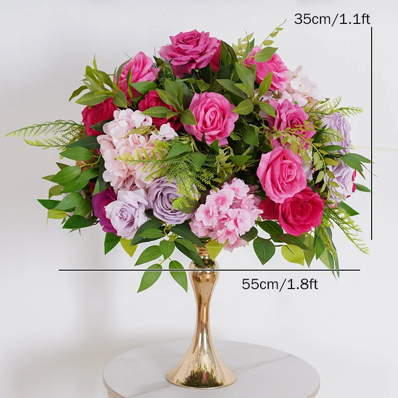 A8193 Luxury Hot Pink  Table Flower Arrangement