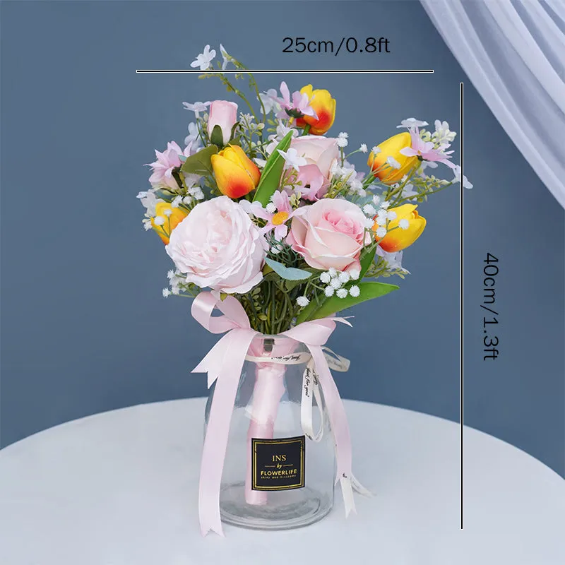 A8214 Wedding Backdrop Decor Christmas Berry Hang Floral Row Arrangement