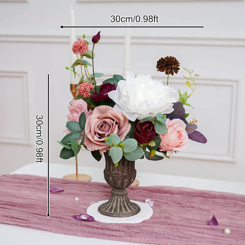 A864619 Bean Paste Series With Greenery Vase Flower Wedding Banquet Decor