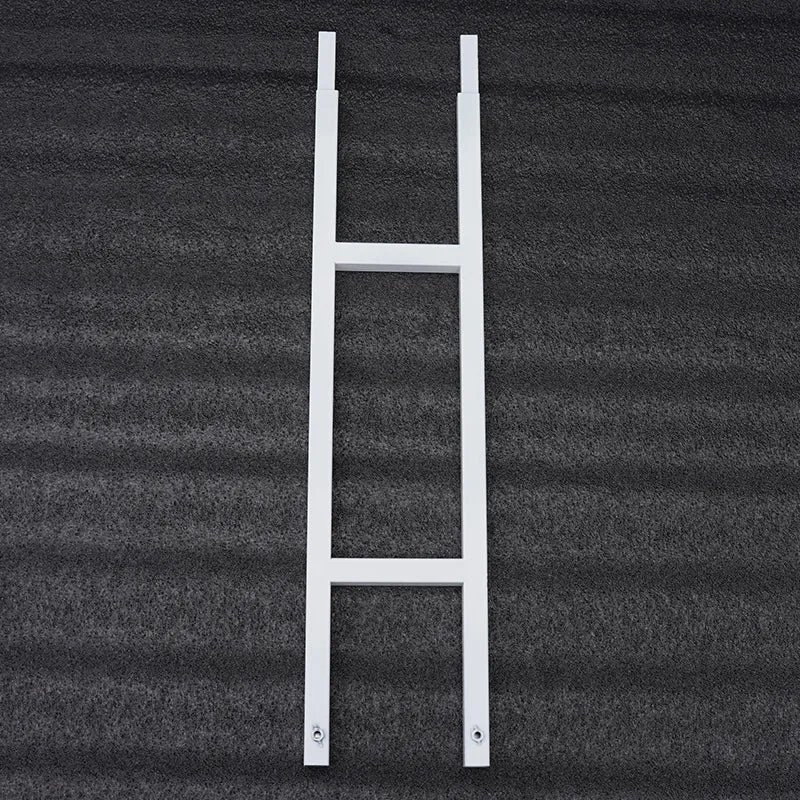 Angela Flower Wrought-Iron White Double Pipe Straight Square Shelf Wedding Stage Backdrop Flower Stand A8084