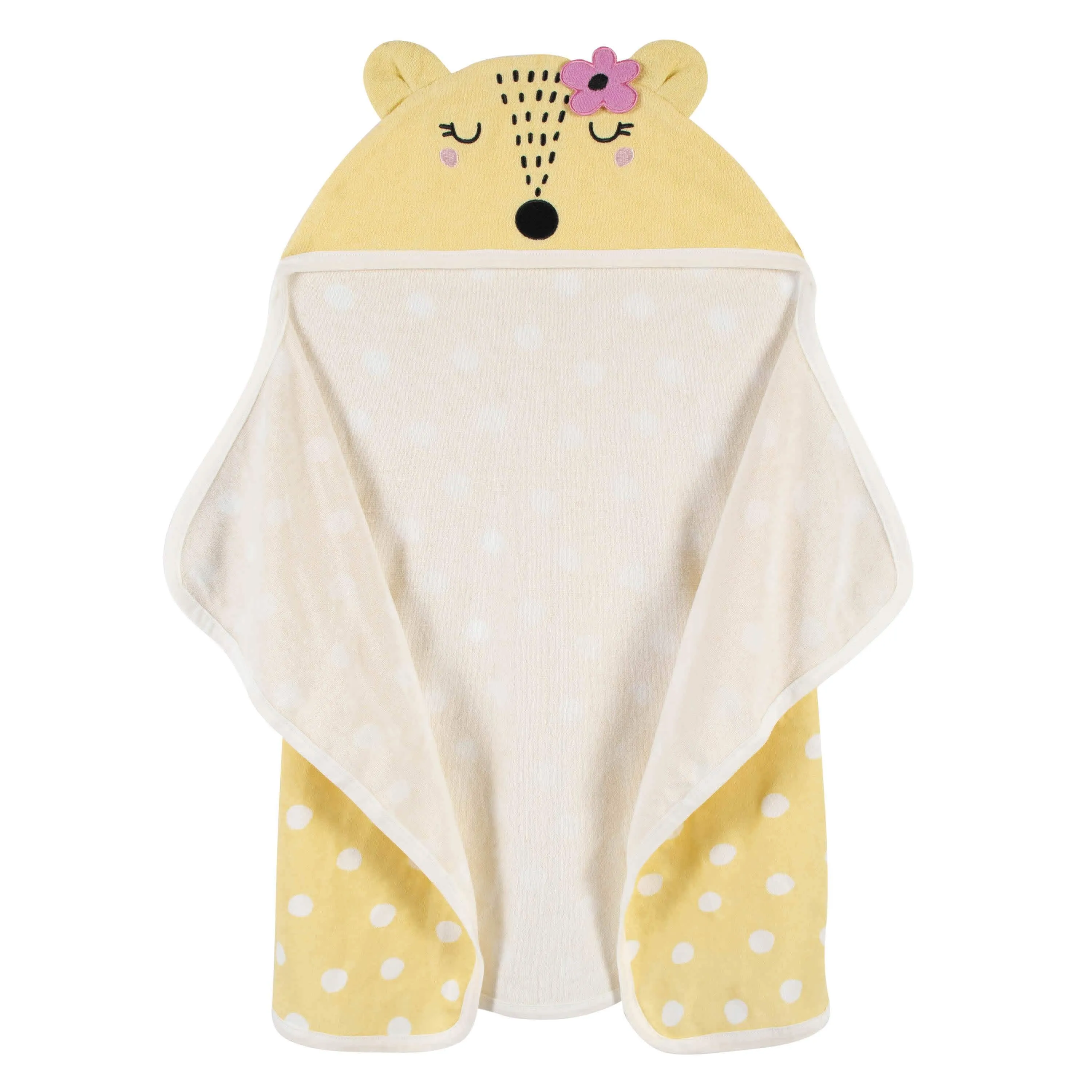 Baby Girls Fox Hooded Bath Wrap