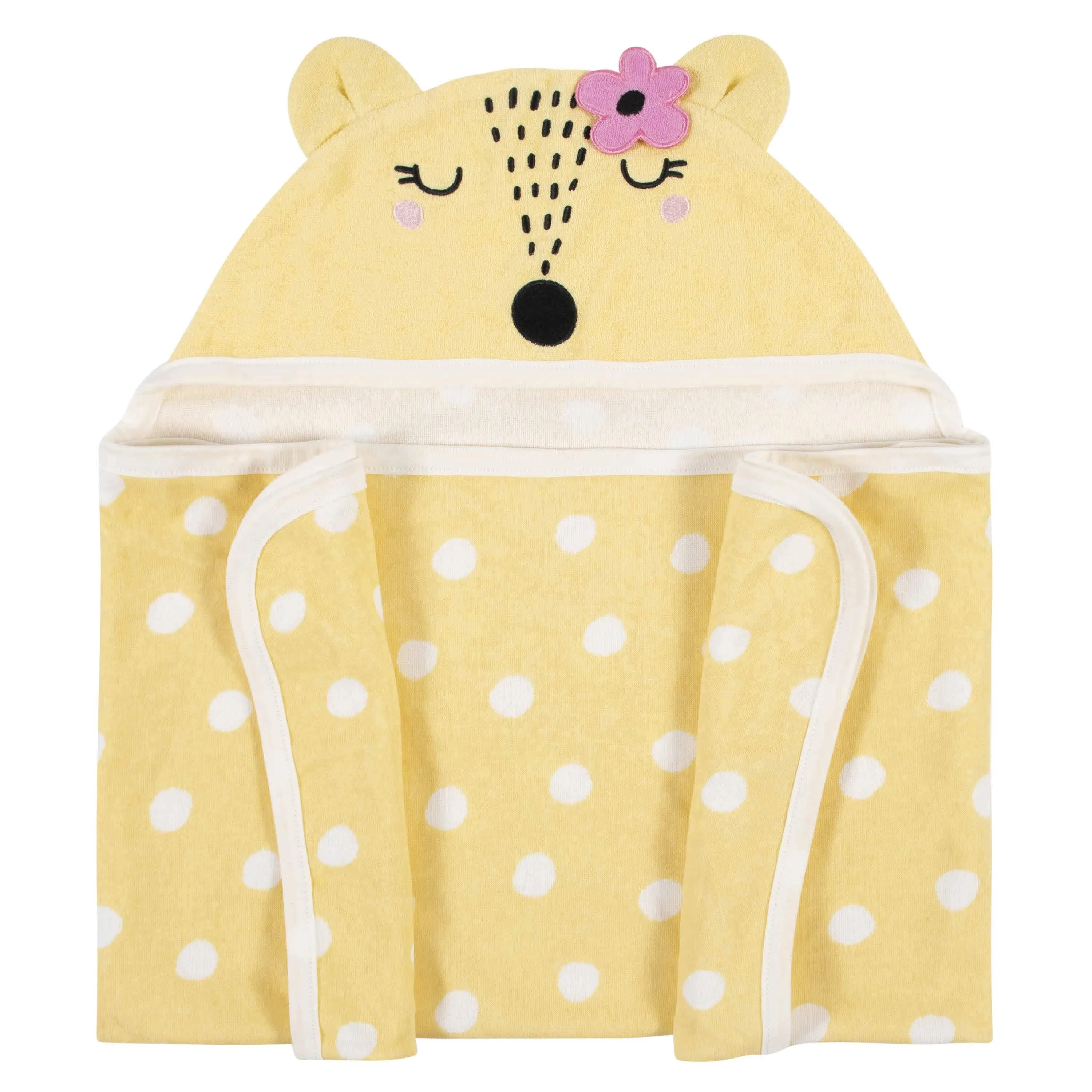 Baby Girls Fox Hooded Bath Wrap