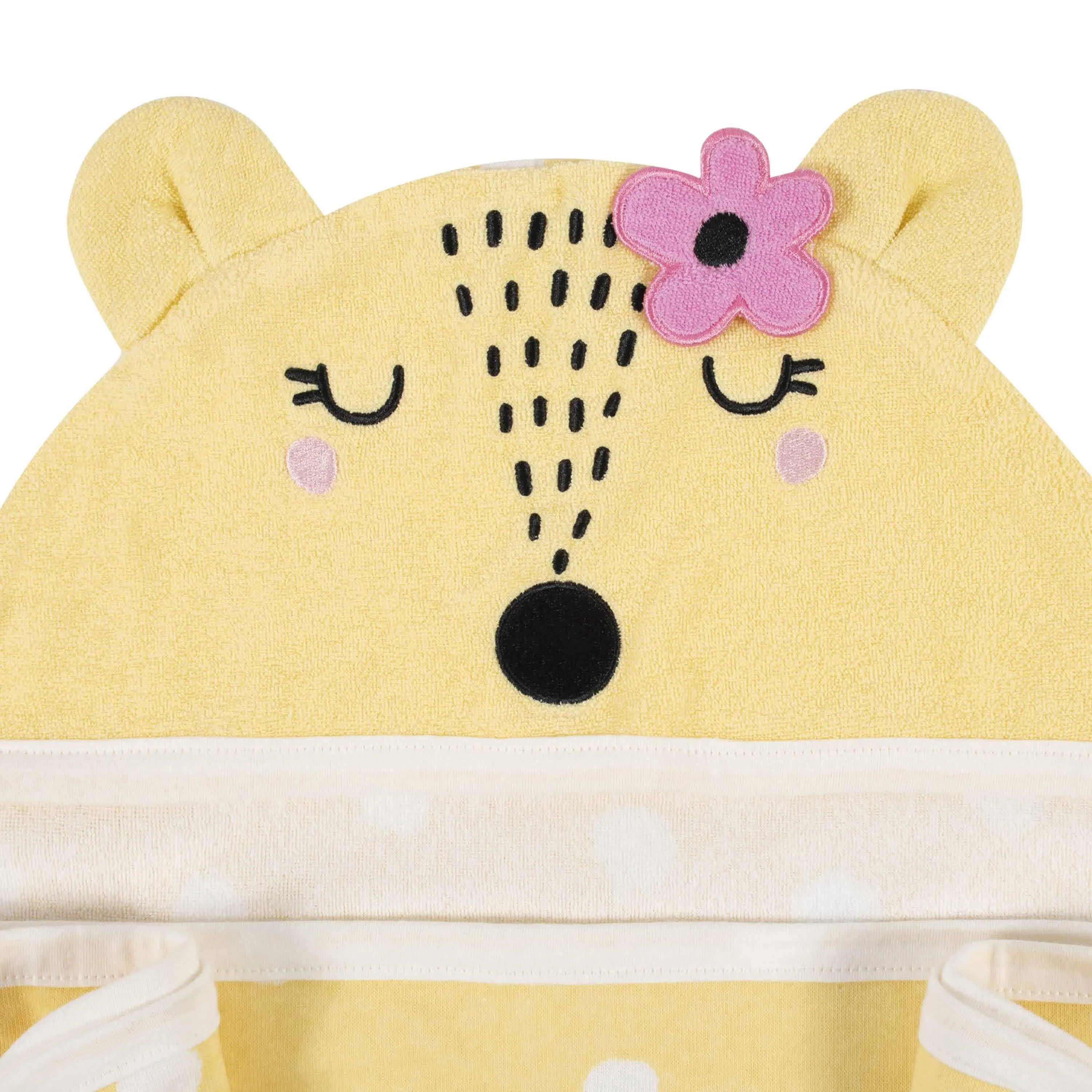 Baby Girls Fox Hooded Bath Wrap