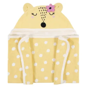 Baby Girls Fox Hooded Bath Wrap