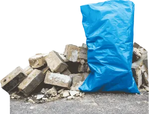 Blue 60 Litre Rubble Sack - (Sold in boxes of 100)