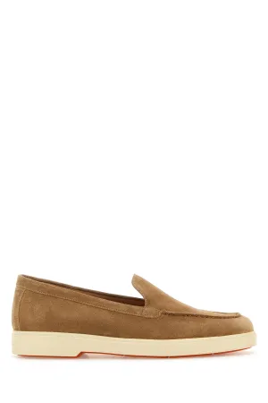 Camel suede Yalta loafers