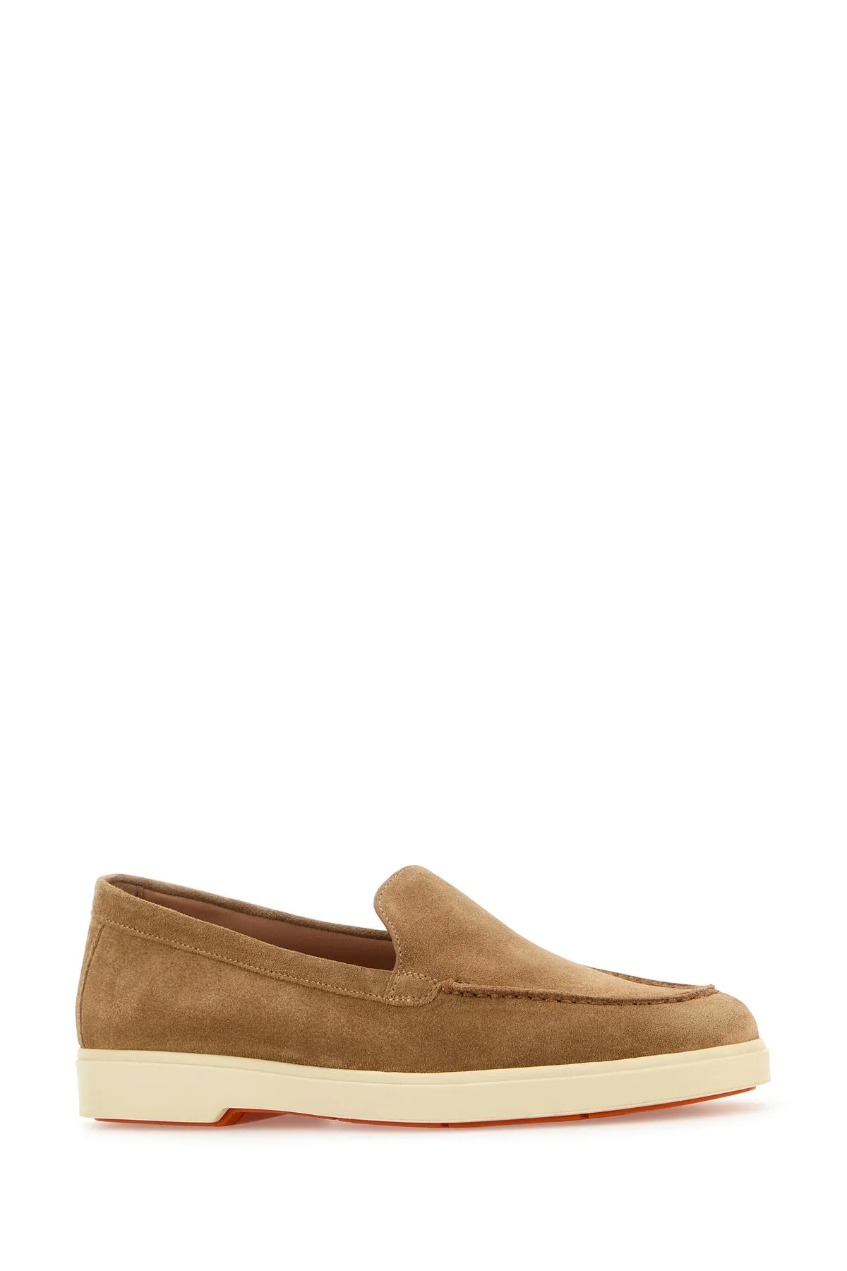 Camel suede Yalta loafers