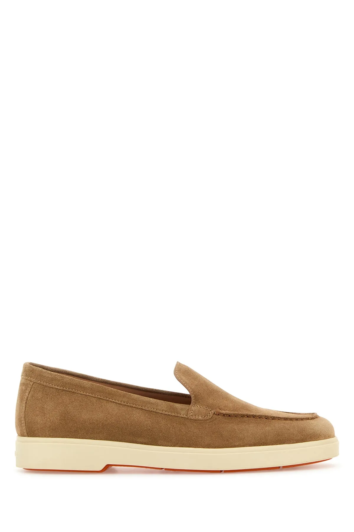 Camel suede Yalta loafers