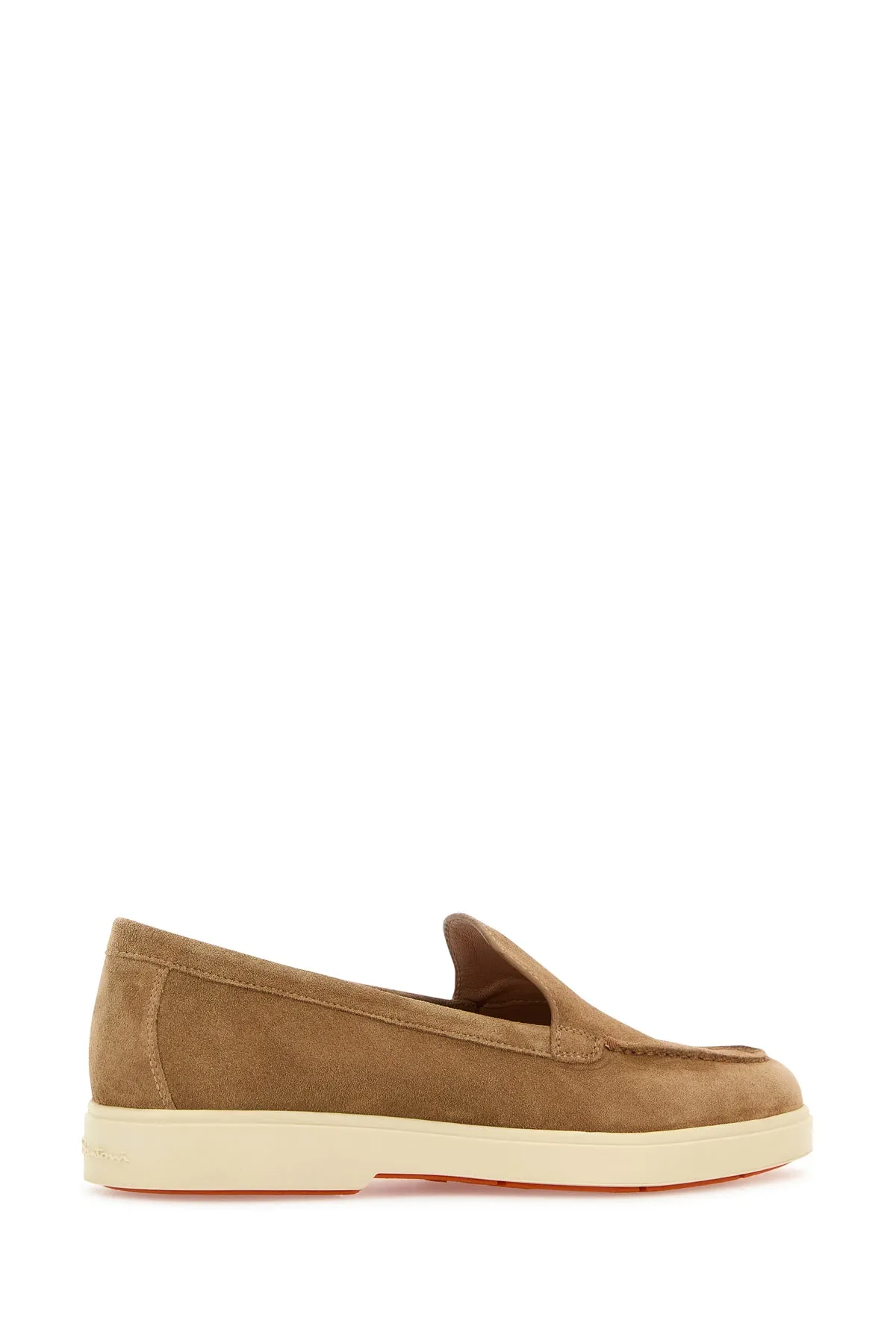 Camel suede Yalta loafers