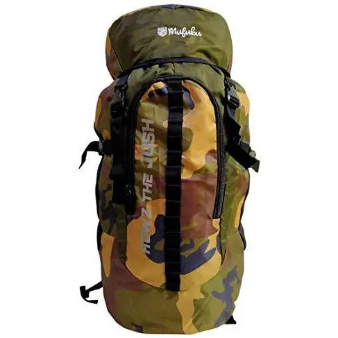 Camouflage 45 Ltr  Army Green Rucksack Bag