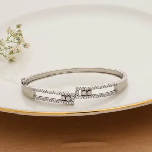 Classy Silver Kada For Women