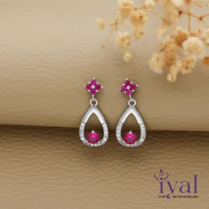 Dainty Pink Stone Drops