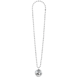 Disco Ball Necklace, 6 Count