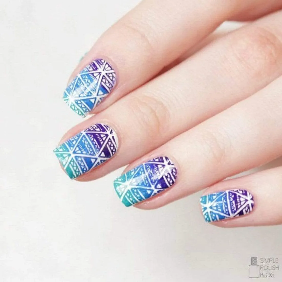 Essentials Bright Collection: Summer Cruise (B190) Aquatic Blue Stamping Polish
