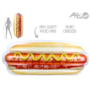 Inflatable Hot Diggity Pool Float Deflate - 200cm x 80cm
