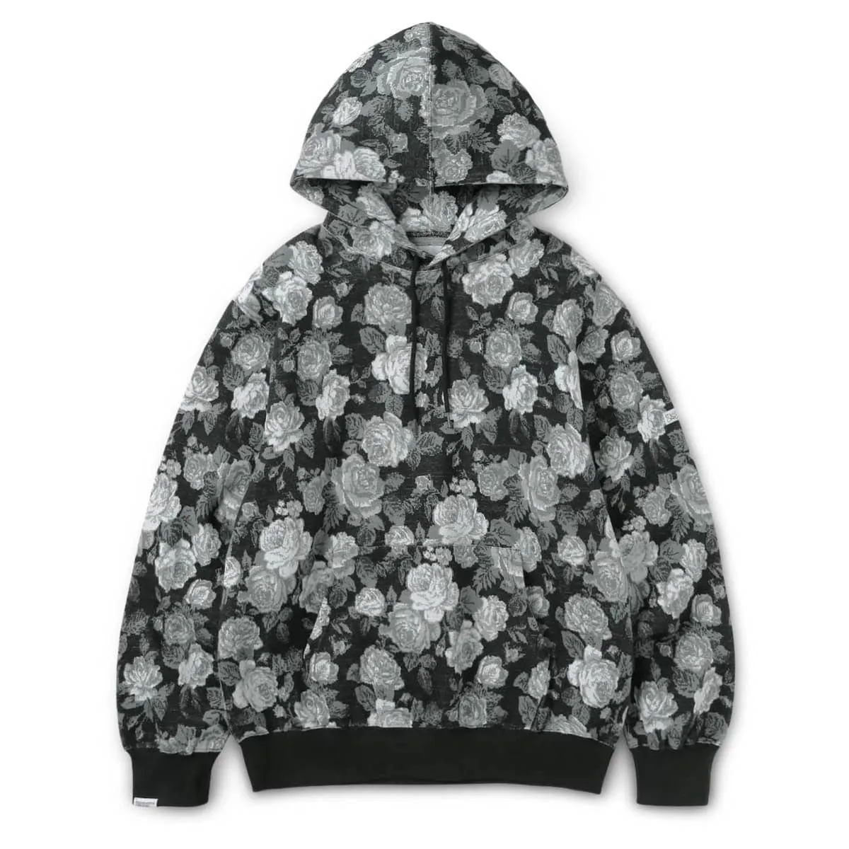 JACQUARD FLOWER HOODIE