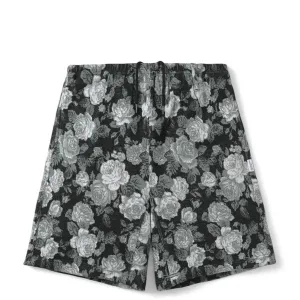 JACQUARD FLOWER SWEATSHORTS