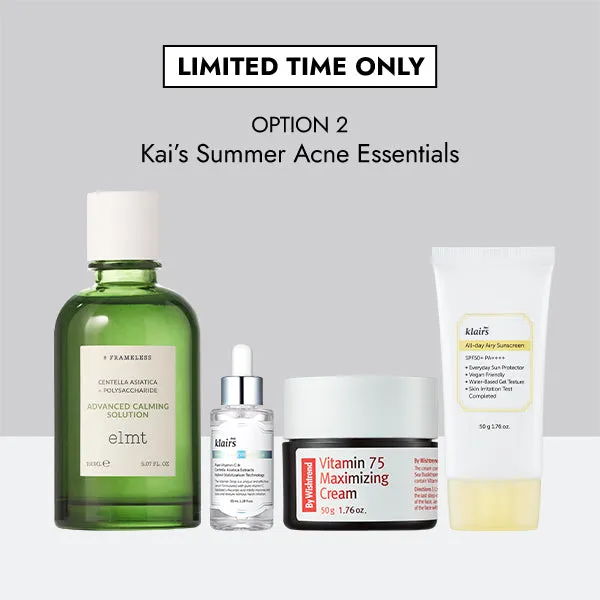 Kai’s Summer Acne Essentials