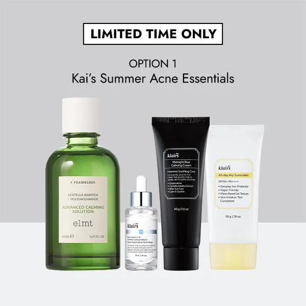 Kai’s Summer Acne Essentials