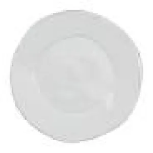 Lastra White European Dinner Plate