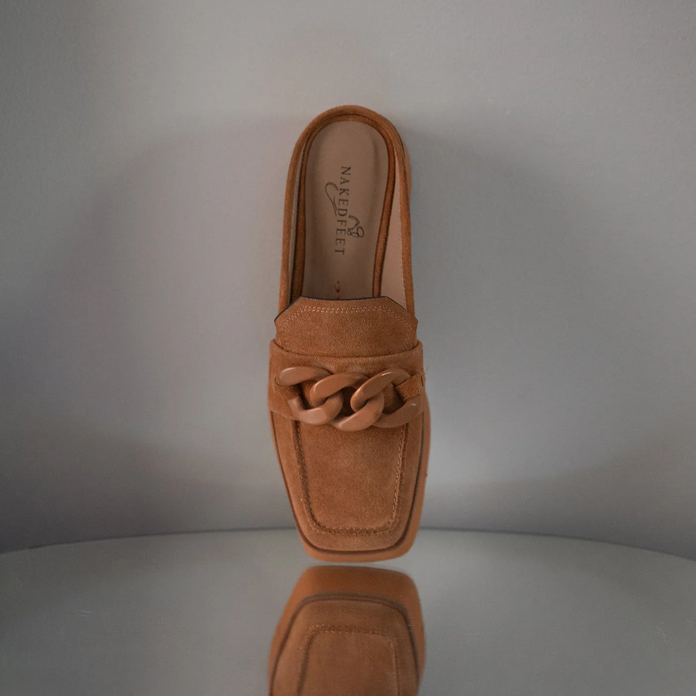 NAKED FEET - ELECT in CAMEL Platform Mules