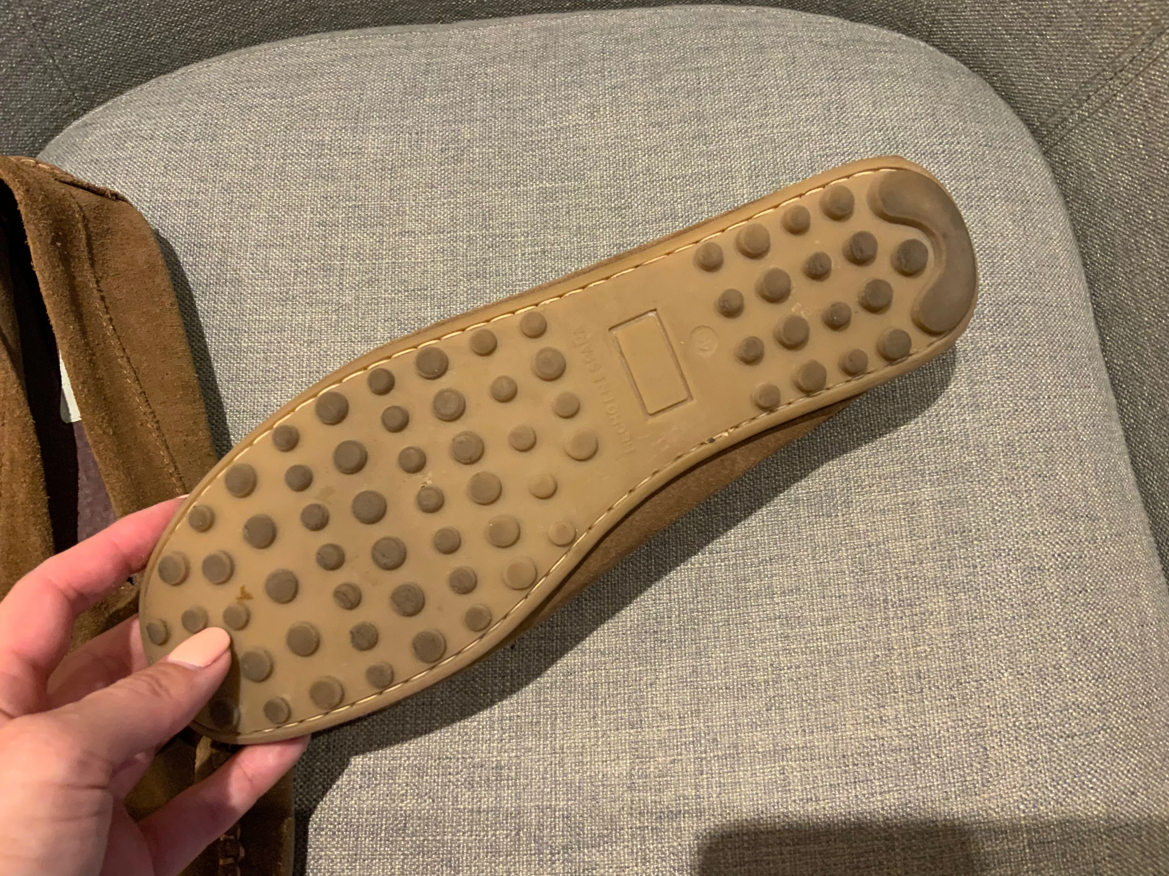 Papouelli Children Boys' Suede Brown Round-Toe Loafers Shoes Size 31 & 40 children