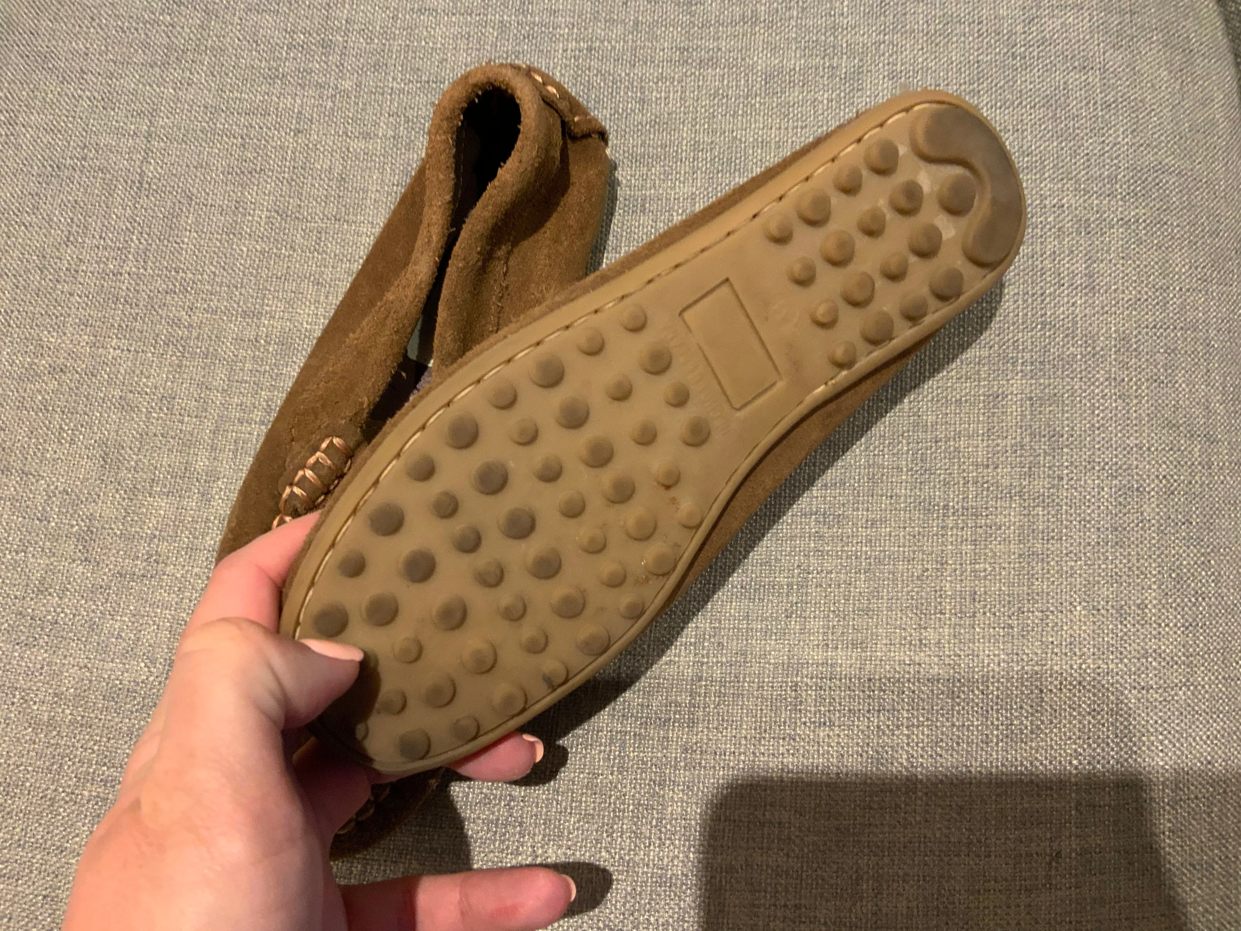 Papouelli Children Boys' Suede Brown Round-Toe Loafers Shoes Size 31 & 40 children