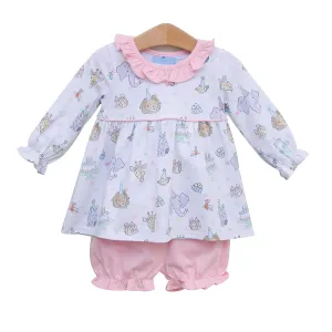 Party Animals Ruffled Bloomer Set