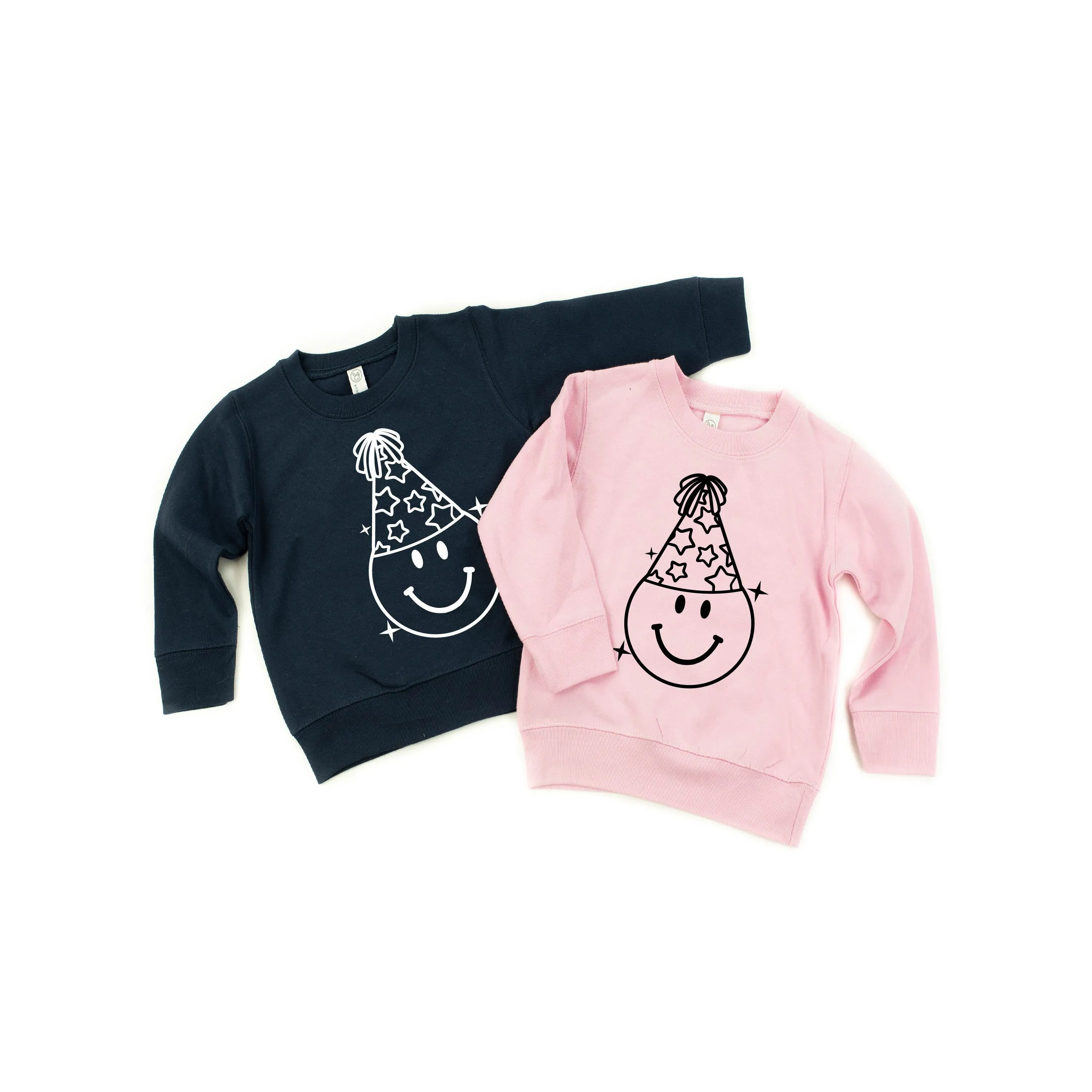READY TO PARTY SMILEY - Child Sweater