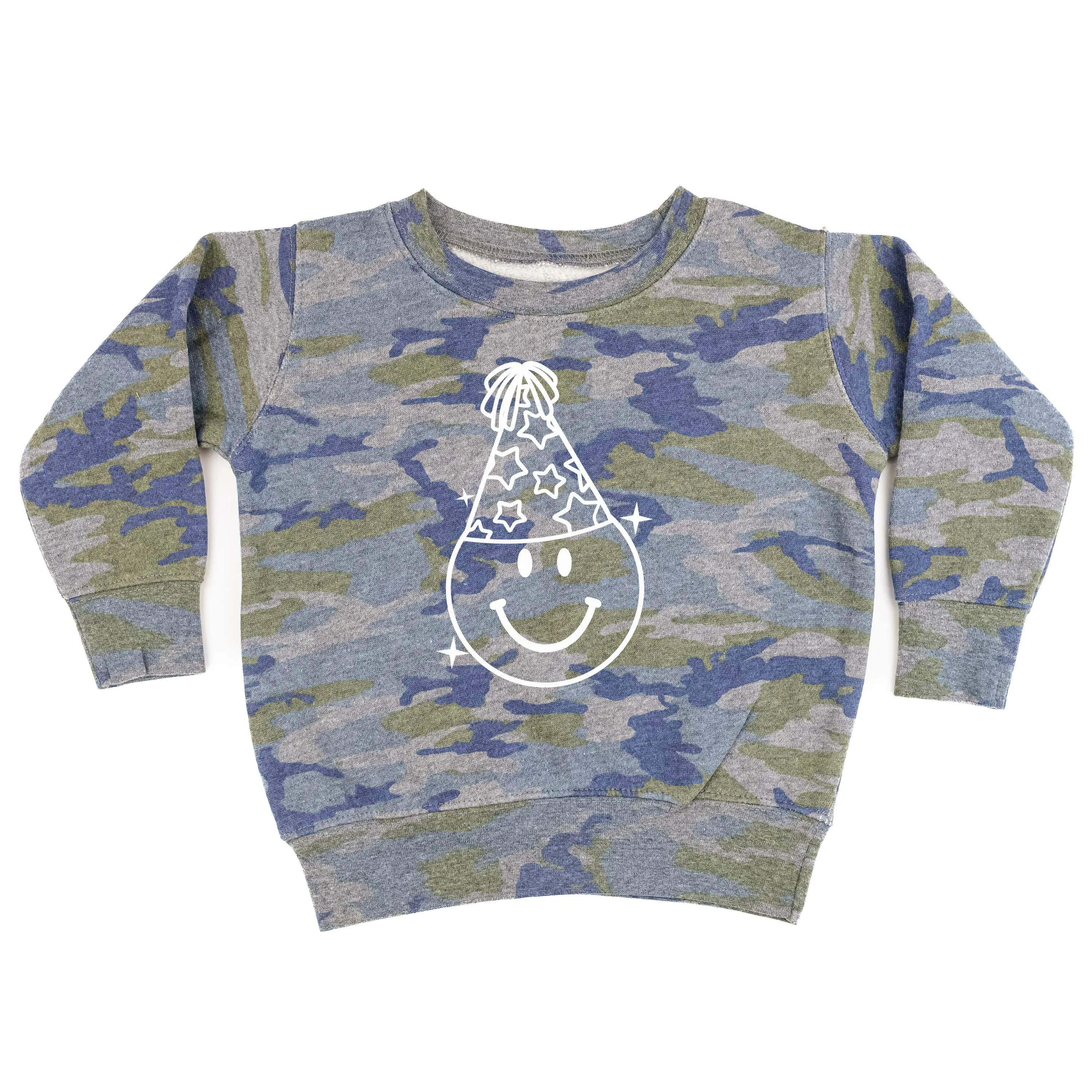 READY TO PARTY SMILEY - Child Sweater