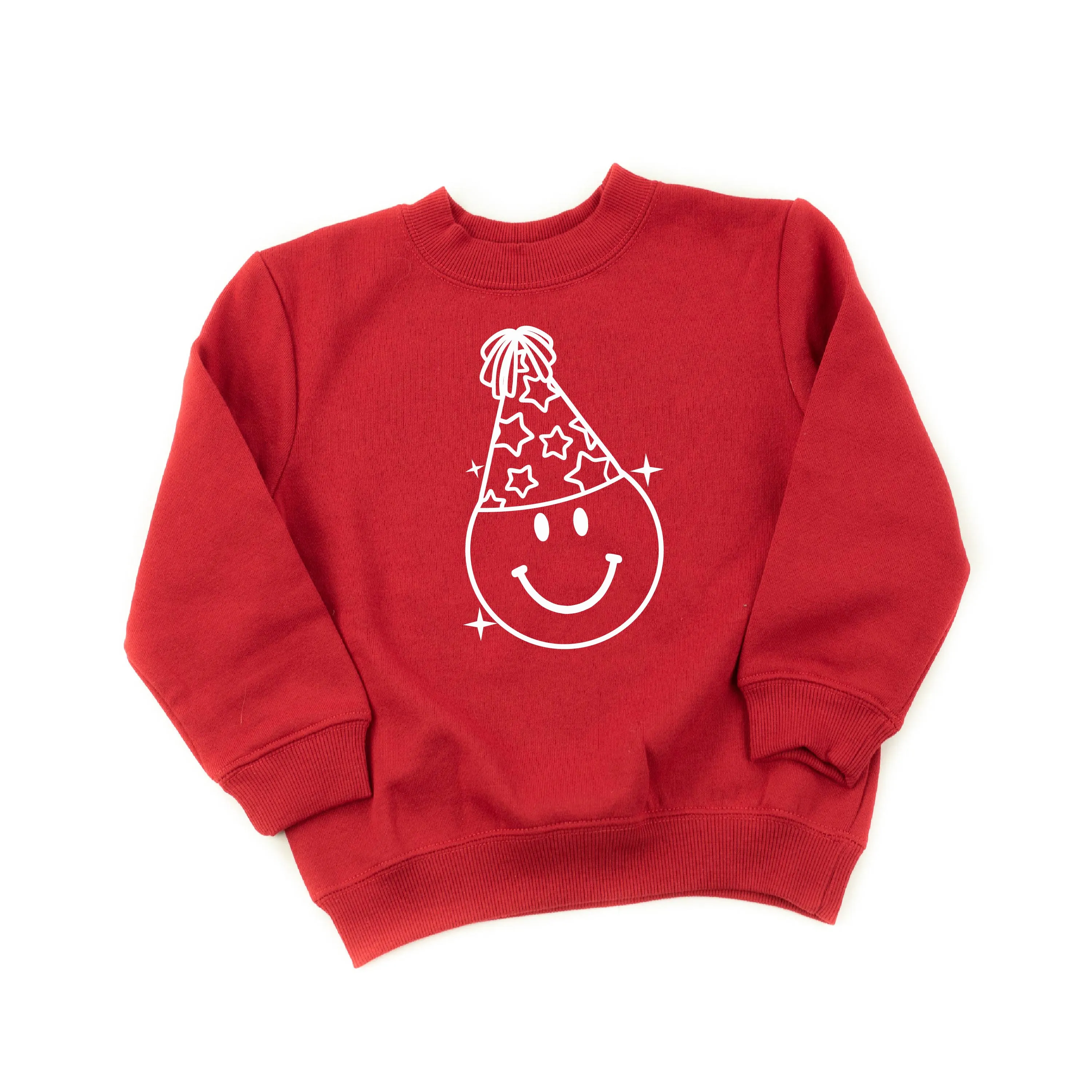 READY TO PARTY SMILEY - Child Sweater