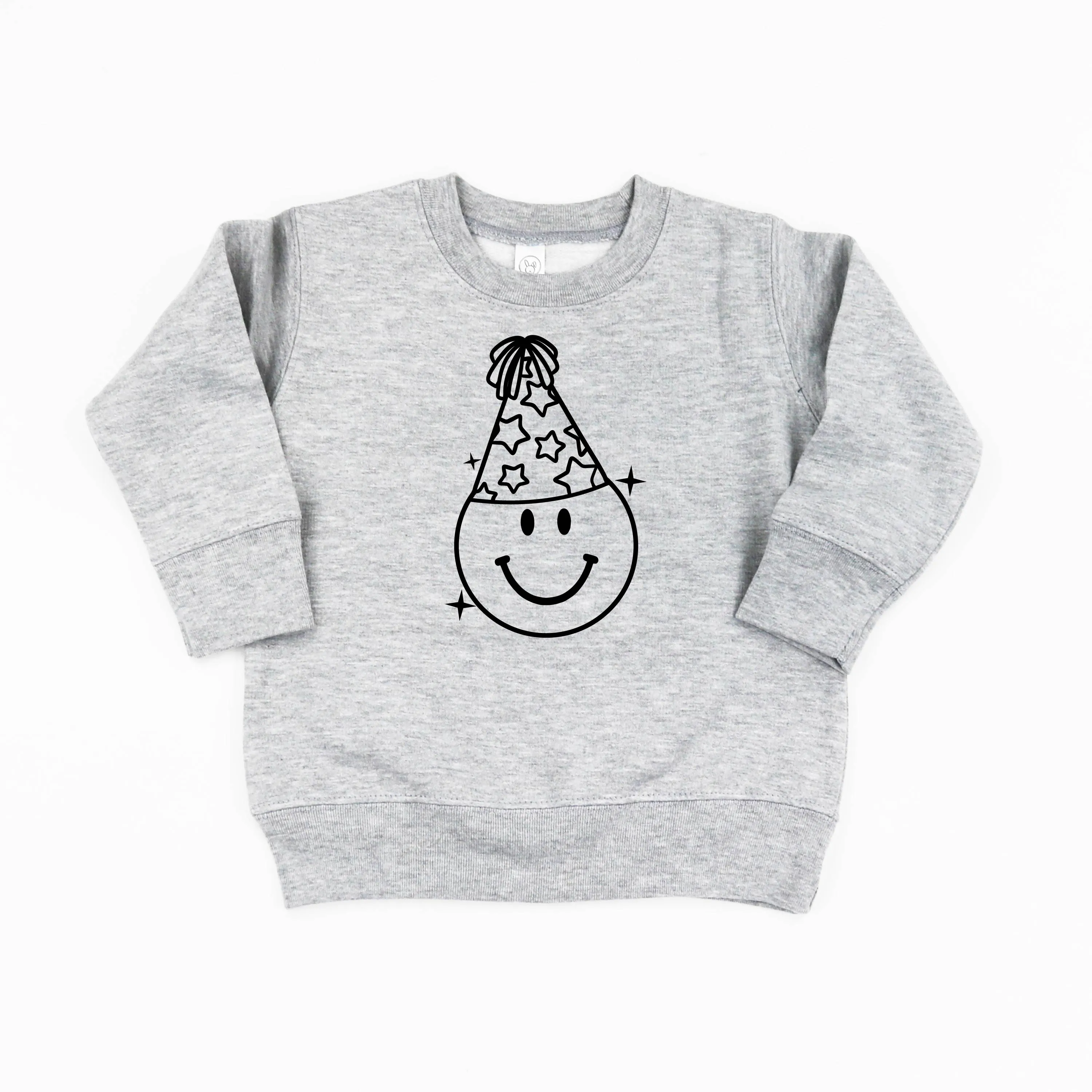 READY TO PARTY SMILEY - Child Sweater