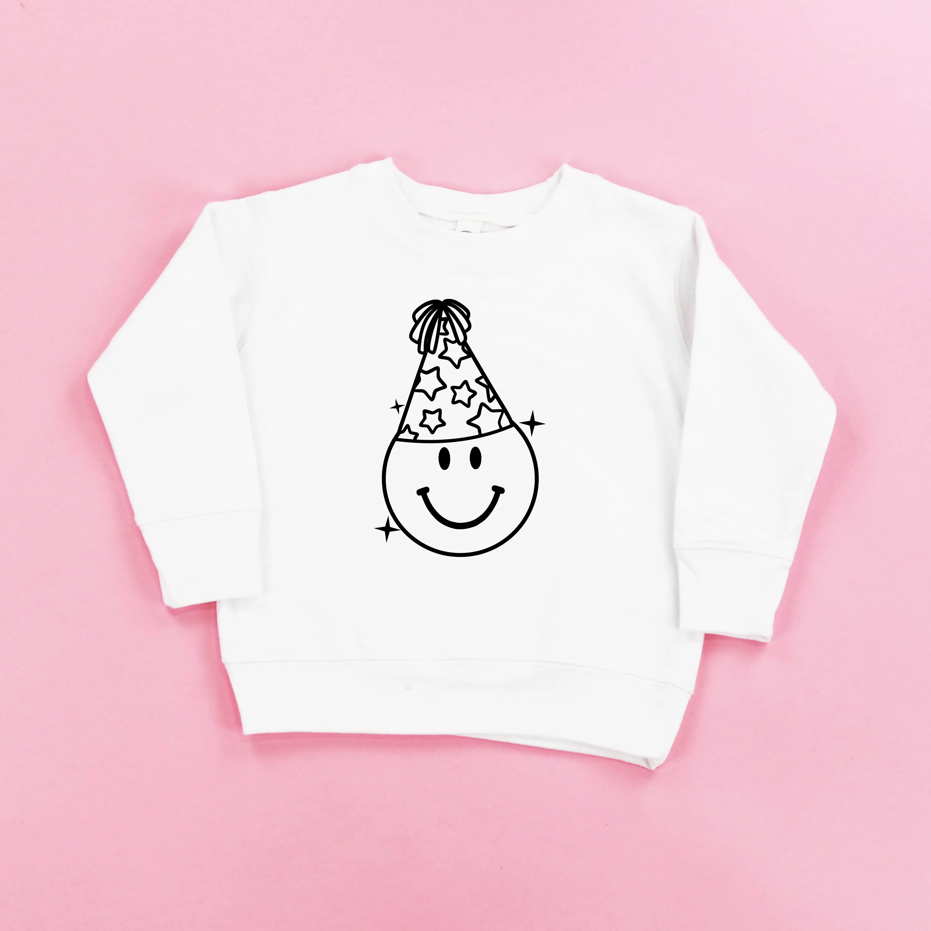 READY TO PARTY SMILEY - Child Sweater