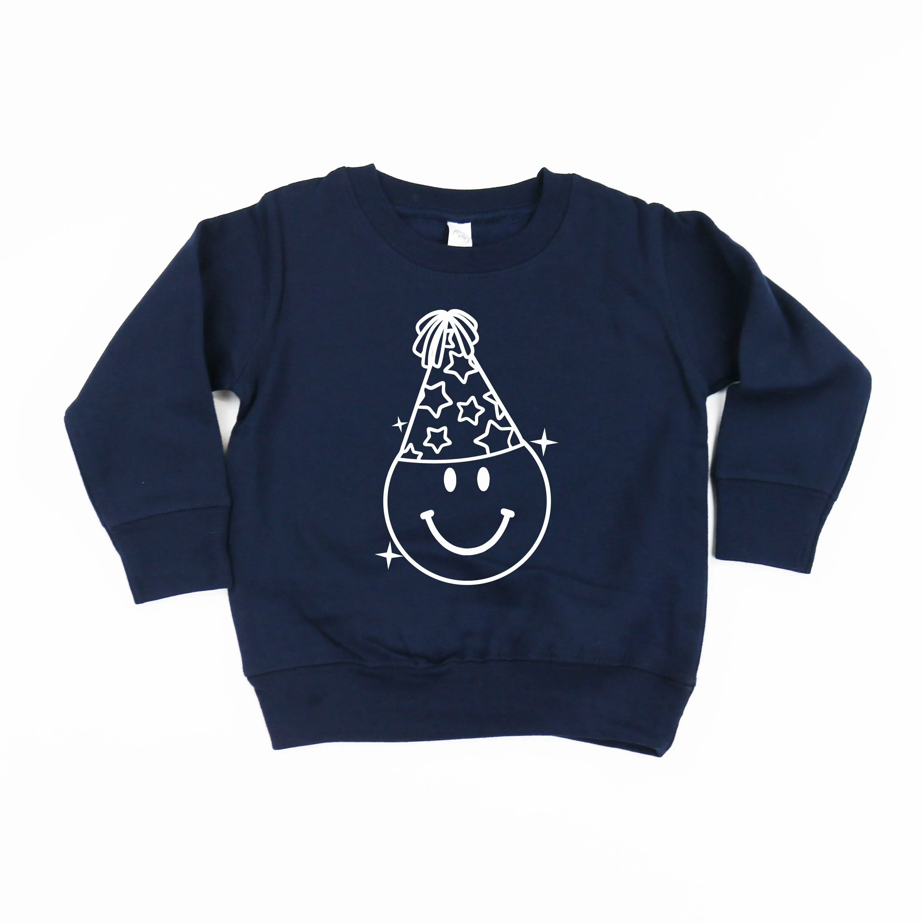READY TO PARTY SMILEY - Child Sweater