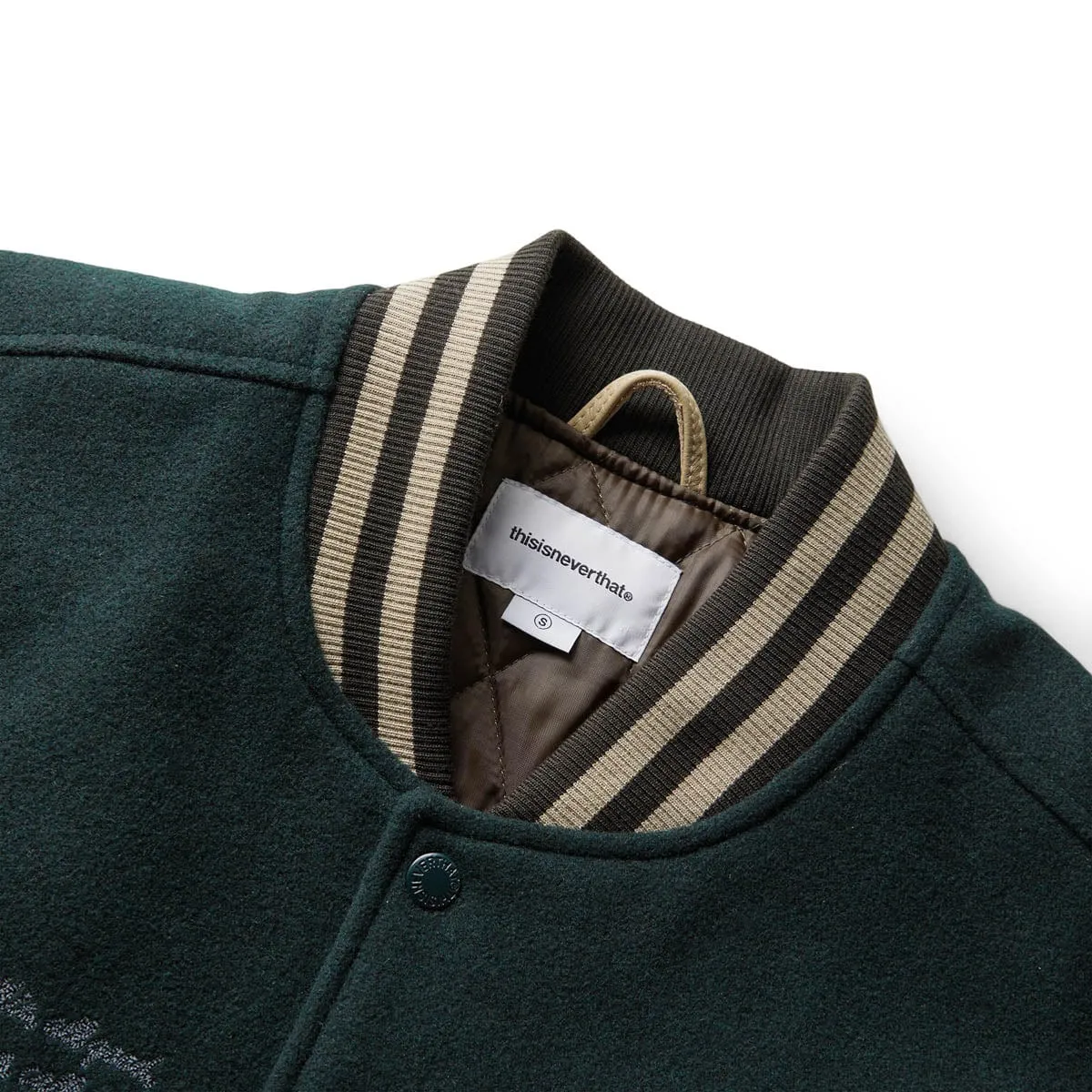 RECORDS VARSITY JACKET GREEN S