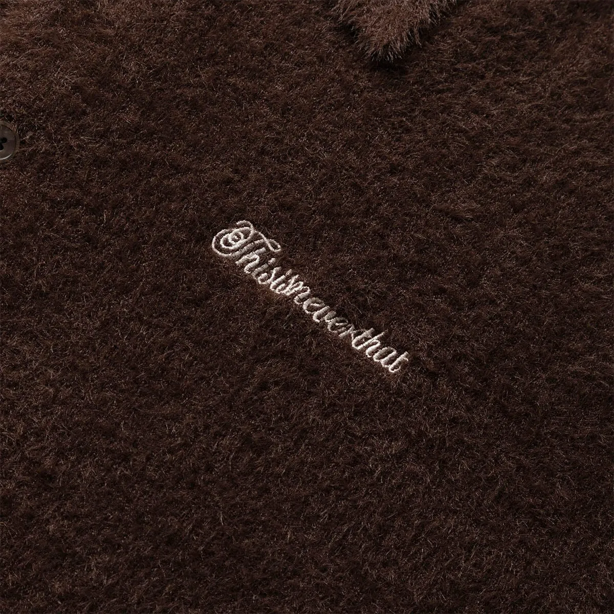 SHAGGY KNIT POLO