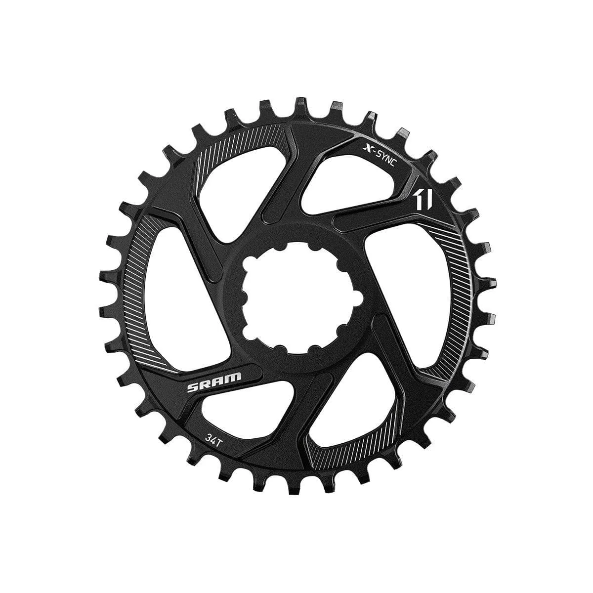 Sram Chain Ring X-Sync 2 30T Direct Mount 3Mm Offset Boost Alum Eagle: Black 12Spd 30T