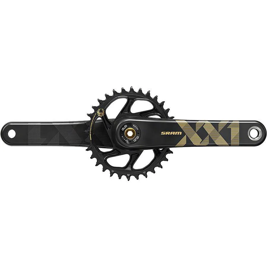 SRAM XX1 Eagle Carbon Boost Crankset - 170mm, 12-Speed, 34t, Direct Mount, DUB Spindle Interface