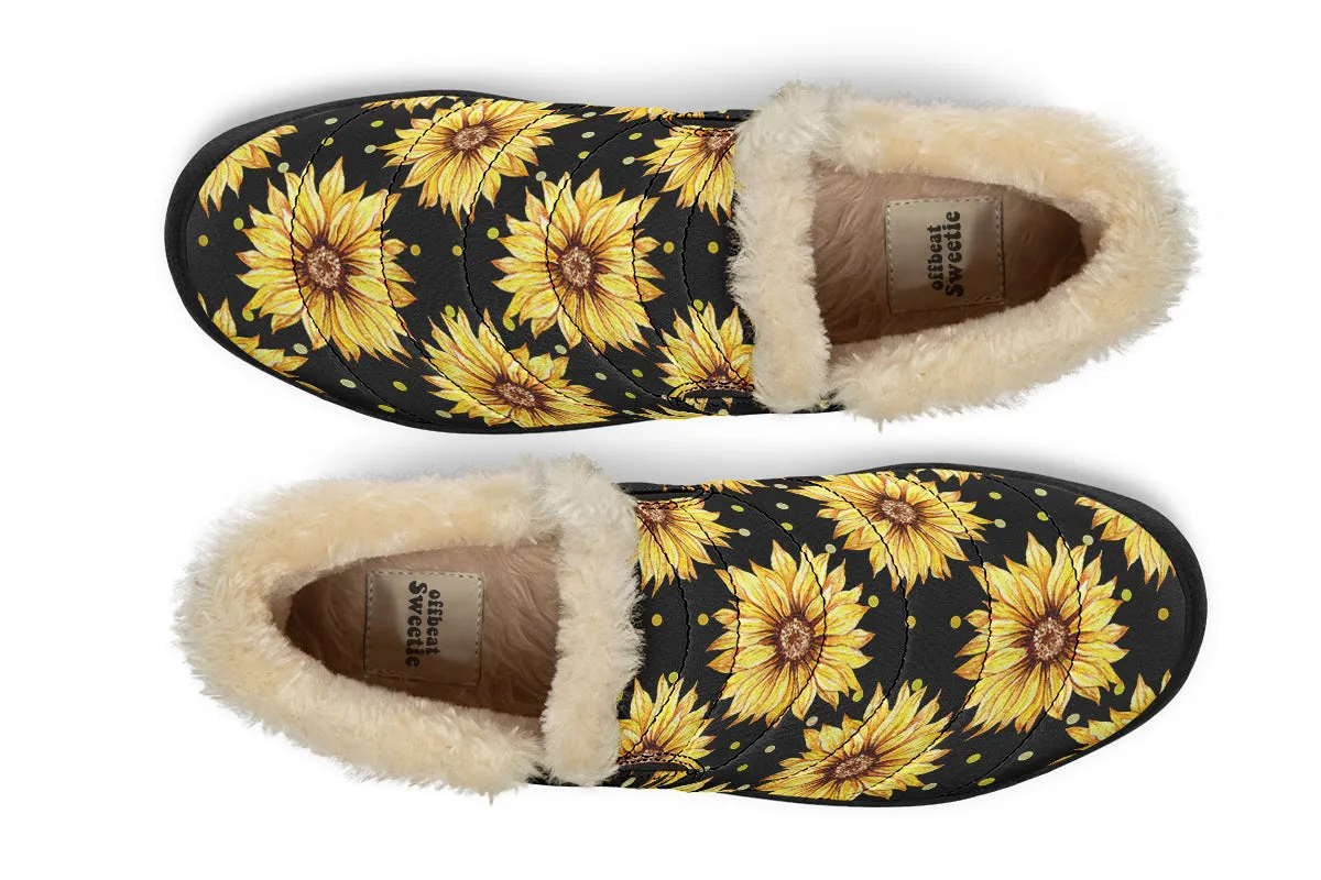 Sunflowers Winter Shoes