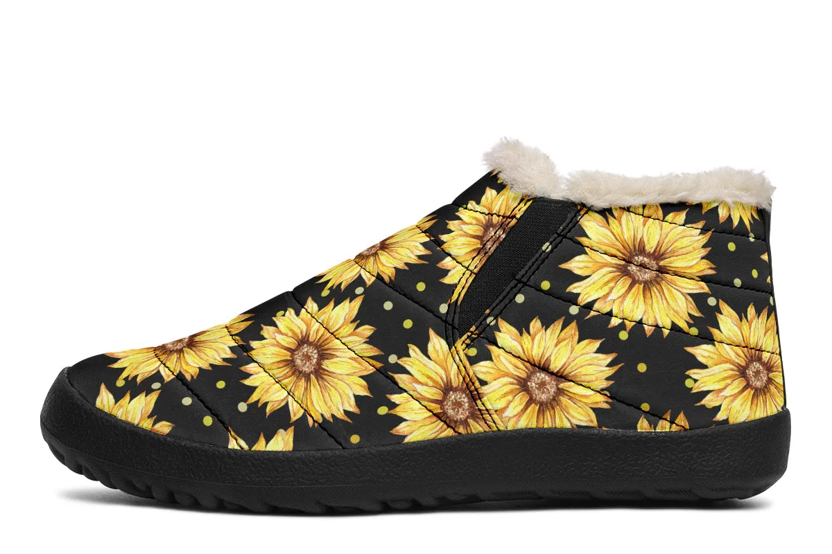 Sunflowers Winter Shoes