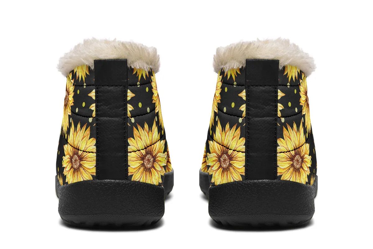 Sunflowers Winter Shoes